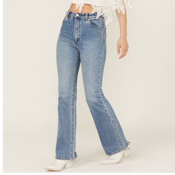ROLLA's Dusters Bootcut Crop High Rise | Slim Bootcut | Revolve Denim Jean | 26 - Picture 1 of 12
